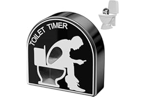 Zeripikfoasp Clessidra da 5 Minuti, Creativa Clessidra per WC, Toilet Timer per Sabbia, Timer per Spazzolare i Bambini, Decorazione per la Casa Giardino,Regali Divertenti per Uomini Marito Papà