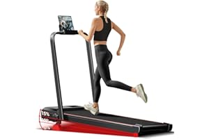 LONTEK Bieżnia nachylona do domu i biura, bieżnia z nachyleniem, bieżnie pod biurkiem o mocy 2,5 KM, cicha, bezszczotkowa, pojemność 120 kg