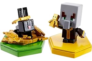 MATTEL MINECRAFT Mattel Mini Figurka z Chipem NFC Earth Boost, Złoty, 1 Zestaw, GKT44