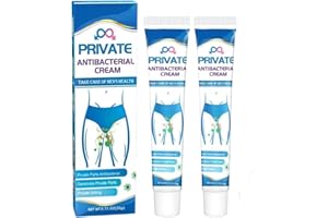 GBBAZU Crema antibacteriana privada, crema antifúngica para la picazón, crema antifúngica para la picazón, alivio rápido de la irritación cutánea para la picazón, alivio de la picazón, enrojecimiento (2 Pcs)