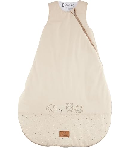 Sterntaler Schlafsack 100cm Hase Hanni - aus Polycotton mit Hydrocool-Futter - wattiert - Zwei-Wege-Reißverschluss & Kabelöffnung - 1,50 TOG