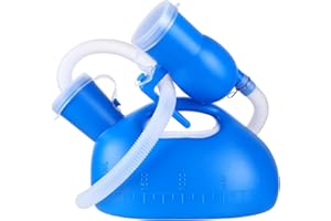 ALEEIK Urinoir portable pour homme et femme - 2000 ml - Pour les voyages, les urgences, le lit, le camping