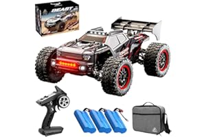X-Verse SG316MAX 1:16 zdalnie sterowany samochód, bezszczotkowy samochód RC, offroad, 2,4 GHz, wodoszczelny samochód wyścigowy RC Buggy, 4WD Off-Road RC Crawler dla dorosłych, 3 baterie