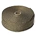 Produktbild Alamor 50Mmx15M Auspuff Heat Wrap Isolierrohr Tape Titan Glasfaser Mit 6 Edel Stahlriegel