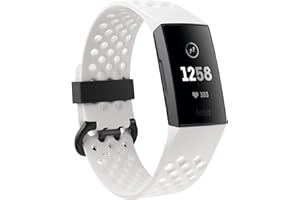 Fitbit Charge 3 special edition with NFC The innovative health and fitness tracker, frost white/aluminium/graphite grey (includes black replacement strap), one size fits all