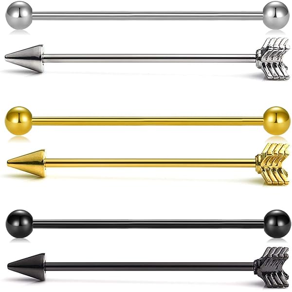 Serpent Acier Chirurgical Prise Selle Oreille Poids Lobe Tailles Civières