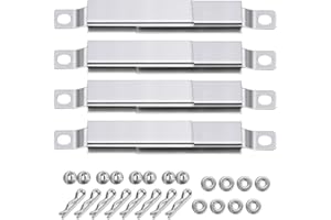 GFTIME 12,5-25cm Ersatzteile Crossover Brenner Universal Verstellbar, Crossover Rohr für Charbroil, Centro, Enders, ProfiCook, Campingaz, Landmann Grills, BBQ Edelstahl Flammenbrücke, 4 Stück