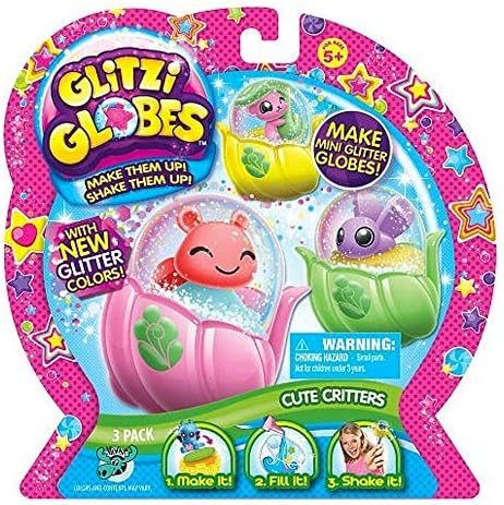 Glitzi Globes S3 - Nature Art and Craft Kit (3-Pack)