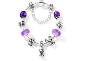 simyron Anime Bracelet kids Bracelet à Breloques Scintillantes pour Femme et Fille Garçons et Enfants Fournitures de Fête d'anniversaire Cadeau Fête des Bijoux 21cm