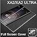 Produktbild PmseK Panzerglas Schutzfolie/Displayschutzfolie,9H 3D Tempered Glass LCD Curved Full Screen Protectors Film Cover for Sony Xperia XA2 XA2 Ultra H3113 H4213 Protective Film Gold XA2