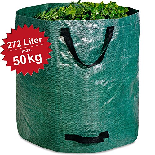 2x Gartensack Laubsack Gartentasche Abfallsack Gewebesack Rasensack Garten 272L - 2