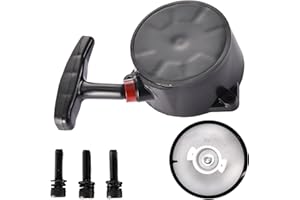GOOFIT Avviamento a Strappo Minimoto Cinese 35cc sostituzione per 2 Tempi Tanka Bladez TC-355 Biciclette Pit Bike ATV Quad Ciclomotore e Scooter 1 Pezzo Nero