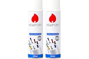 Karrma Ltd.| Newport Gas For Lighters 300ml Compatible with All Lighters BBQ, Candle, Camping, Gas, Kitchen, Cooking Lighter - Pack of 2 x 300ml