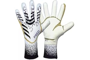 Longjihui Guanti da portiere da calcio, guanti da allenamento con presa forte, antiscivolo e traspiranti, per adulti e bambini