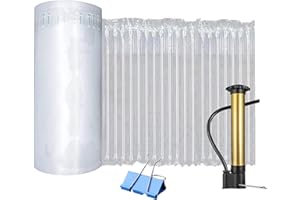 JARLER Bubble Cushioning Wrap Roll packing, Packaging Air Bags for Breakables transportation, Shipping Supplies for online store，moving wrapping plastic roll (M: 11.8inch *164Feet)