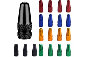 USTNIR 20 Pezzi Valvole per Bicicletta, Bicicletta Cappucci delle Valvole, Stile Francese Bici Tappi per Pneumatici Coperture Antipolvere Coprivalvole