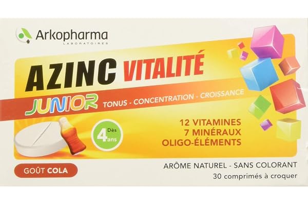 Arkopharma azinc vitalité junior gout cola 30 capsules