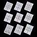 Mudder 144 Pieces Nail Vinyls Stencil Stickers Set, 24 Sheets 72 Different Designs Cute Easy Nail Art Nail Vinyls Nail Stencil Sheets