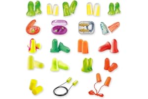 ‎3KAMIDO 3Kamido TEST BOX Zatyczki do uszu, 21 różnych par najlepszych firm: Uvex, 3M, Moldex, Honeywell do testowania i porównywania. Zatyczki do uszu, zatyczki do spania