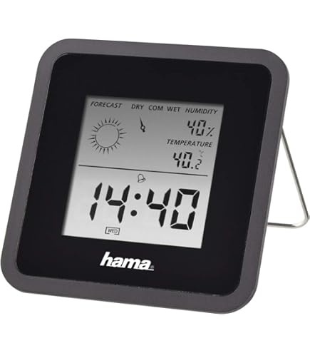 Hama Digitales Thermometer & Hygrometer - Misst Raumklima Mit Wetteranzeige