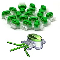 3x RASENFREUND Kabelverbinder Fettfüllung Einzeladerverbinder Verbindungsklemmen Anschlussklemmen Begrenzungskabel…