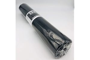 Unknow Rotolo in TNT Nero 50 Centimetri x 20 Metri | Ideale per coperture di Interni palco Eventi Suono e Video | Concerti