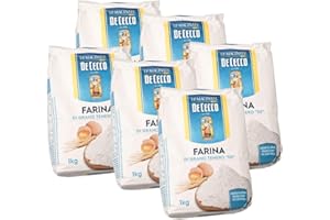 FOXCUP HAB & GUT -LM0016-10- De Cecco Farina di Grano Tenero Tipo 00, (6x1kg)