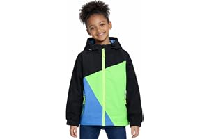 Modvibe Regnjacka Barn Vattentät Unisex Regnjacka Pojkar Outdoorjacka Vindjacka med huva Regnkläder Barn för utomhusaktivitet