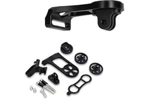 ‎KWMOBILE kwmobile Halterung kompatibel mit Garmin Edge/Bryton Rider/CatEye - Fahrrad Halter in Schwarz Fahrradcomputer Lenkerhalterung