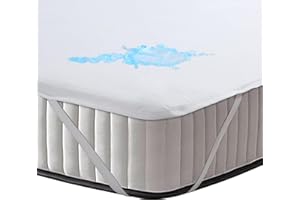 ‎BEEDSOOTH Matratzenschoner 60x120 Baby Wasserdicht Molton Matratzenschutz Baumwolle Nässeschutz 60x120cm Kinderbett Oeko-TEX Zertifiziert Matratzenschoner Babybett, Weiß