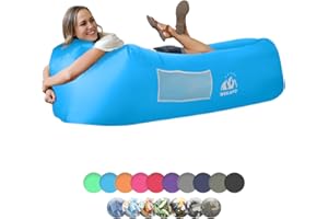 Wekapo Inflatable Lounger Air Sofa Hammock-Portable,Water Proof& Anti-Air Leaking Design-Ideal Couch for Backyard Lakeside Beach Traveling Camping Picnics & Music Festivals