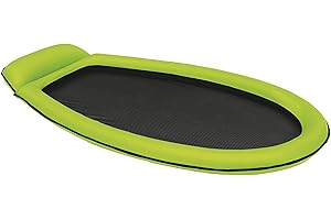 Toynova Auswahl: Mesh Mat - Aufblasbare Luftmatratze Wasserhängematte Lounge Wasserliege mit Netz (Grün (Green))