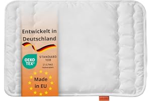 sleepling kudde baby, platt kudde, 40 x 60 cm, tillverkad i EU, tvättbar i 60 grader, Ökotex 100