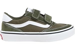 Vans Unisex Brooklyn Ls V Sneaker dziecięce, Liść biały, 32 EU