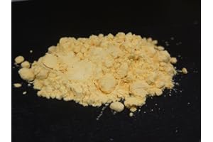 PYROPOWDERS.DE Poudre de dextrine pure, très fine, jaune, dextrine fabriquée à partir d’amidon de maïs, n° CAS :9004-53-9, très haute qualité, disponible dans différentes quantités , 500g, jaune, 1