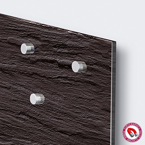 Eurographics MBDT6293 Memo Board, Magnet und Schreibtafel aus Glas, schwarz Slate 50 x 50 cm - 3