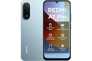 Xiaomi Redmi A7 Pro Smartphone 4+128GB,Mist Blue,6.9" Immersive Display | 800nits Super Sunlight Display, 120Hz High Refresh Rate–UAE Type Approved