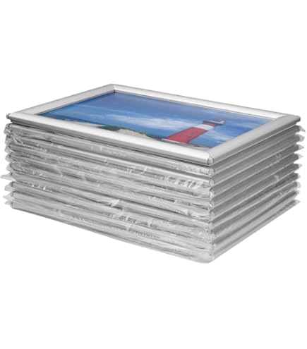 1 klaplijst A3 voor affiches, informatieborden, reclame, aluminium frame met 2,5 cm profiel, geschikt voor wandmontage, doorzichtige plastic bescherming beschermt je poster (1 stuk, A3