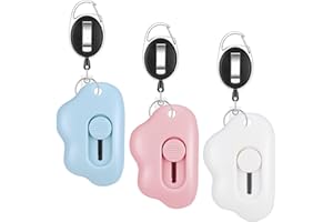 JIANTA Mini Taglierino, 3 Pezzi Coltello per Cancelleria, Coltello Retrattile Portatile con 3 Pezzi Portachiavi, Mini Cutter Multiuso per Buste Carta Scatola Imballaggio