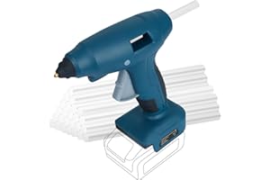 Waitley GluePen - Pistola de pegamento para batería de Makita, 18 V, incluye 25 barras de pegamento)