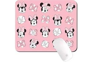 ERT GROUP Original y con Licencia Oficial de Disney, Alfombrilla de ratón Antideslizante, patrón de Minnie 005, Alfombrilla de ratón de Ordenador 220 mm x 180 mm