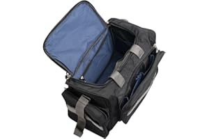 ALL SORTED Heavy Duty Tools Bag 18" for Electricians, Carpenter, Technicians, Service Engineers with Adjustable Strap for Easy Carrying - Water Resistant Tool Bag - Nylon Material