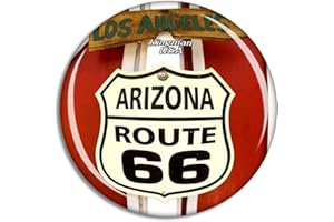 Weekino Stati Uniti d'America Kingman Route Arizona Calamità da frigo 3D Cristallo Bicchiere Tourist City Viaggio Souvenir Collezione Regalo Forte Frigorifero Sticker
