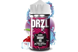 1 x 100ml Vape Liquid | Fruity Premium Vape Juice | E Liquid | Suitable For All Vape Kits | E Cig | 70/30 E Liquid | Nicotine Free | E Juice | 0mg | Short Fill (By DRZL) (Cherry Ice)