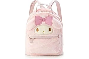 Asweeting Kawaii Cinnamoroll My Melody Plush Bag,Cute Lolita JK Plush Figure Backpack School Handbag,Cute Girl Bag My Melody,Girl Gift Backpack