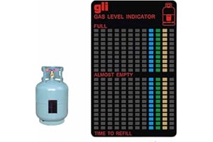 FYHJNC 3 Pcs Magnetic Gas Bottle Level Indicator & Cylinder Tool for Propane Butane LPG Fuel, Portable Level Sensor for Travel Camping Caravan Motorhome