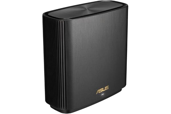 ASUS ZenWiFi XT9 Noir - Pack de 1 - Système Wi-FI 6 AX Mesh, Tri-Bande, 7800 Mbit/s, 260m2, AiProtection avec TrendMicro à Vie, Port WAN/LAN 2,5 Gigabit + 3 Ports LAN Gigabit, AiMesh 90IG0740-MO3B50