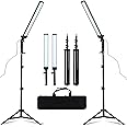 GSKAIWEN 180 LED Light Photography Studio LED Lighting Kit Adjustable Light with Light Stand Tripod Photographic Video Fill Light
