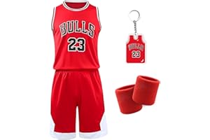 Pardofelis Maglia e pantaloncini da basket per ragazzi, ad asciugatura rapida, con wrist wraps, senza maniche, per allenamento e giochi, abbigliamento da basket di alta qualità