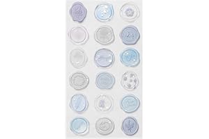 PAITOK 18 Piece Wax Seal Stickers for Envelopes, Party Favors & Invitations